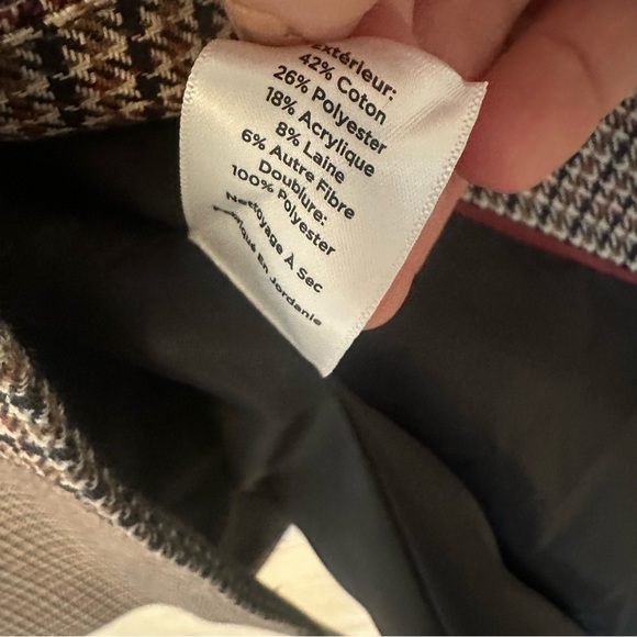Talbots Houndstooth Blazer Suit Jacket. Gorgeous! - Picture 6 of 7